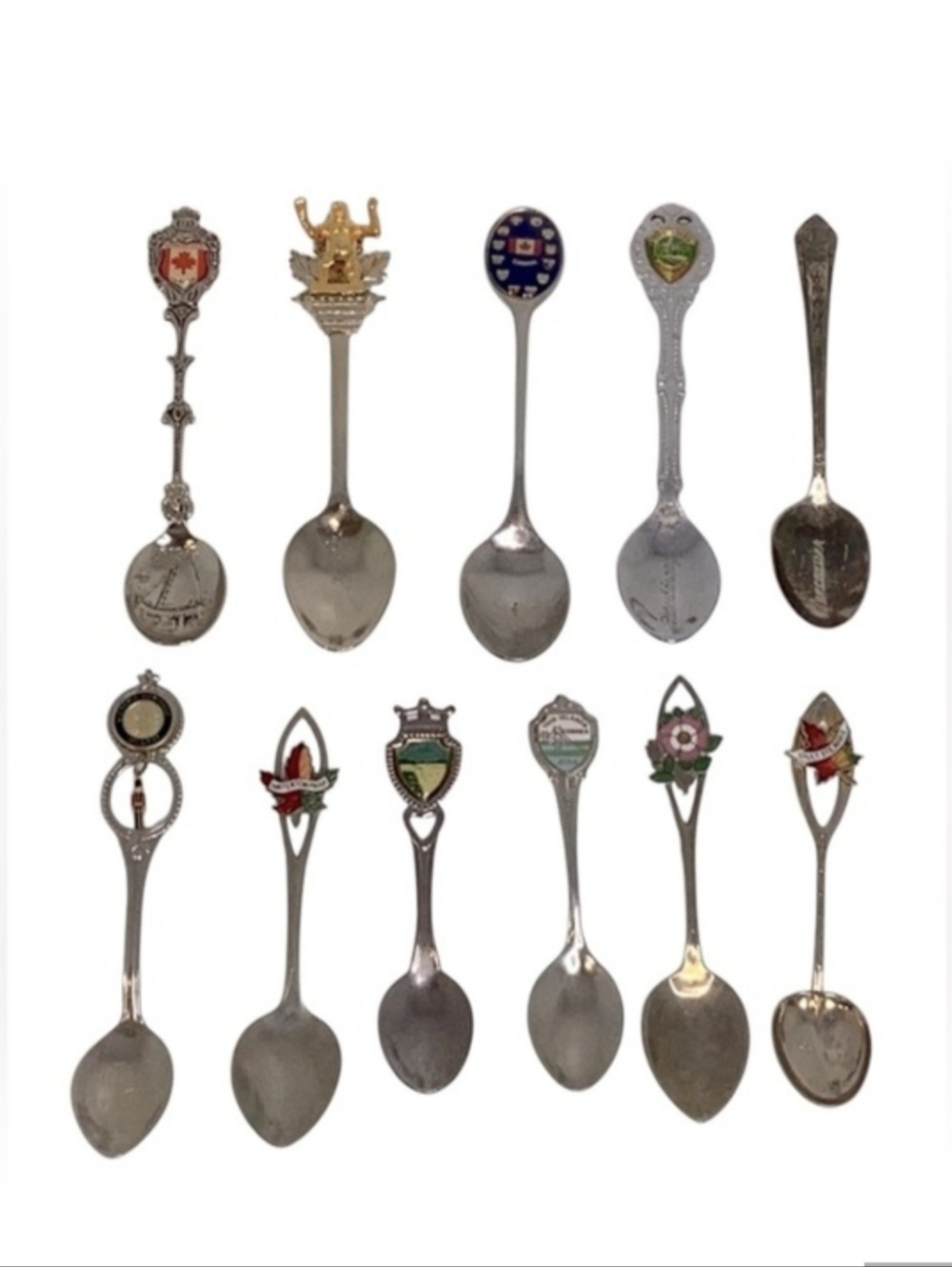💚 Bundle of Collector Spoons of Canada - Set of 11
